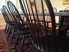 Warren Wilson College – President’s House dining room table and chair set